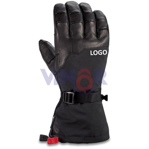 Guantes de esquí de cuero de diferentes colores de alta calidad Guantes de esquí cálidos funcionales resistentes al agua Precios razonables Guantes de esquí - Product Image 1