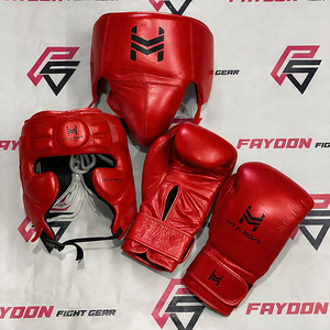 Set de Sparring de Kickboxing Ajustable Rojo de Primera Calidad, Más Vendido, con Acolchado Absorbente de Impactos para Kickboxing, MMA y Muay Thai - Product Image 1