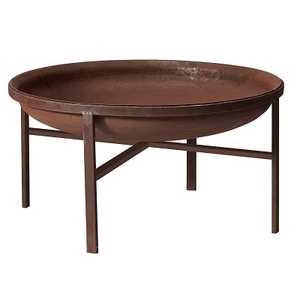 Nouveau produit extérieur Alu Circle Corten Concrete Speaker Copper Round Insert Chat Set Deck Gas Firepits Table for Wall - Product Image 4
