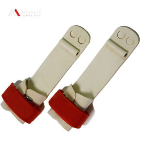 Guantes de gimnasia de cuero de 3 agujeros cómodos Unisex personalizables para gimnasio ejercicio levantamiento de pesas - Product Image 1