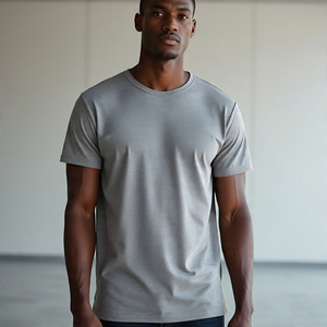 Camiseta de hombro caído de gran tamaño de alta calidad para hombre, camiseta lavada Vintage de adentro hacia afuera para hombre - Product Image 5