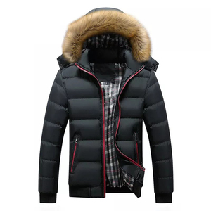 HEXIQON INTERNATIONAL Veste parka à capuche pour homme avec bordure en fourrure, design décontracté d'hiver, tissu de qualité supérieure, portable - Product Image 2
