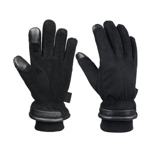 Gants de conduite d'hiver en cuir véritable Vintage doux gants à la mode respirants caractéristiques d'écran tactile thermique pour le cyclisme au Pakistan - Product Image 1