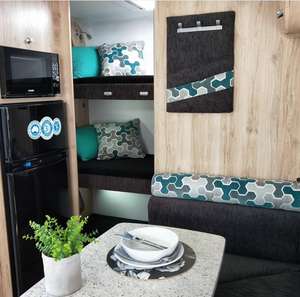 Remolque de Viaje Plegable, Ligero, Moderno, Expandible, Tipo Lágrima, para Campamentos y Viajes Todoterreno - Product Image 2