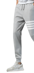 Pantalons en toile décontractés pour hommes, personnalisables, polyvalents, anti-froissement, écologiques, respirants, séchage rapide - Product Image 4