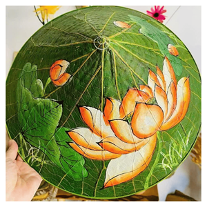 Sombrero Cónico de Hoja de Palma Natural para Sombra al Aire Libre, Accesorios de Viaje y Disfraces de Festival, Hecho en Vietnam - Product Image 5