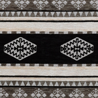 Tissu d'ameublement en polyester respirant biologique, tissu d'ameublement lourd enduit, tapisserie Kilim Bohème, tapisserie tribale sud-ouest turque