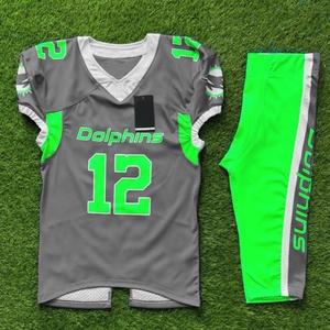 Venta al por mayor Premium Tackle Twill sublimación uniformes de fútbol americano para adultos diseños personalizables trajes de fútbol para Unisex - Product Image 3
