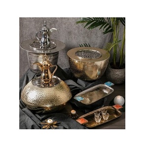 Plato para servir comida de Color dorado de latón de nuevo diseño, plato para servir con forma personalizada de calidad Superior para vajilla - Product Image 4