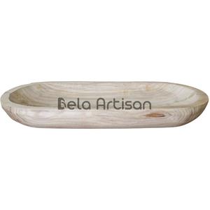 Tazón de masa de madera para velas decorativas Artículo de decoración del hogar al por mayor - Product Image 1