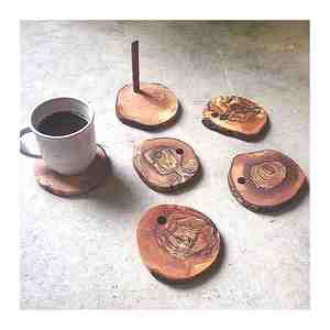 Posavasos personalizables de artesanías más vendidos, madera de mango de nogal, forma personalizada, diseño personalizado con alta calidad - Product Image 2