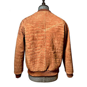 Chaqueta de Invierno, Chaqueta de Piel de Cocodrilo para Hombre, Hecha con Cuero Genuino y Diseñada para un Look Masculino Elegante, Precio Razonable - Product Image 4