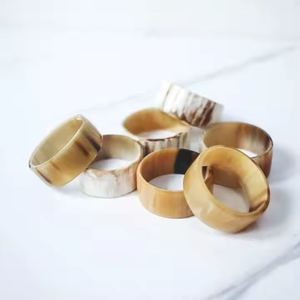 Juego de Servilleteros de Cuerno de Lujo de ARTISAN CRAFT - Diseño Personalizable Ecológico para Mesas de Comedor Elegantes, Fiestas y Restaurantes - Product Image 5