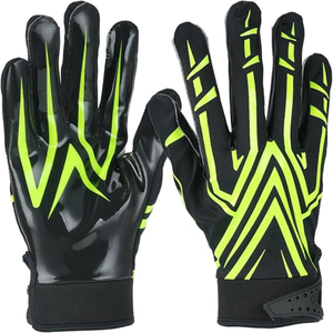 Gants de football ultra collants en silicone pour jeunes adultes Gants de réception de football à performance améliorée Gants de sport - Product Image 1