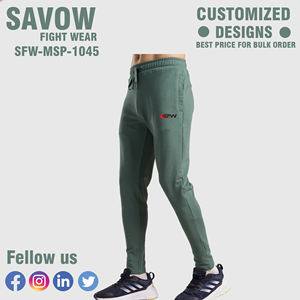 Pantalon à jambes larges pour hommes en coton mélangé respirant avec ceinture réglable et coupe droite ample pour le streetwear décontracté - Product Image 5