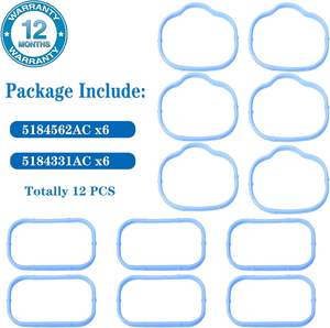 Junta de colector de admisión para cargador Dodge Challenger para 3.6L <span class=keywords><strong>Chrysler</strong></span> 200 300 Caravan Grand Cherokee Durango Ram 1500 Wrangler - Product Image 3