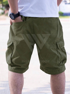 Pantalones Cortos Casuales de Algodón Suave con Cintura Elástica, Bolsillos Profundos, Múltiples Opciones de Color y Servicio de Logotipo Personalizado - Product Image 2