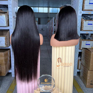 Peluca de cabello humano de encaje completo, peluca de encaje Full HD sin pegamento, peluca con malla frontal de cabello humano virgen natural para mujeres - Product Image 1