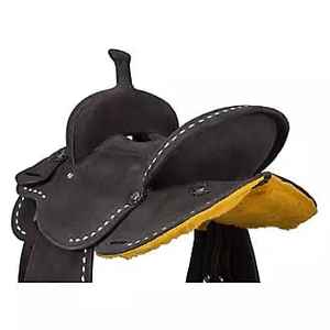 Belle Western Horse Trail Saddle Tack Set 100% Cuir Véritable Portable Anglais Cheval Selle Indien En Gros Équitation - Product Image 4