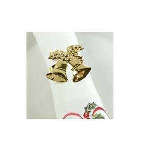 Rond de serviette en forme de feuille d'or en relief solide belle vaisselle de mariage accessoires décoration de Table de mariage anneaux de serviette en or - Product Image 2