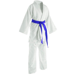 Uniforme de algodón y poliéster de alta calidad para hombres adultos Karate Gi WKF aprobado peso ligero blanco personalizado ropa de artes marciales caliente - Product Image 6