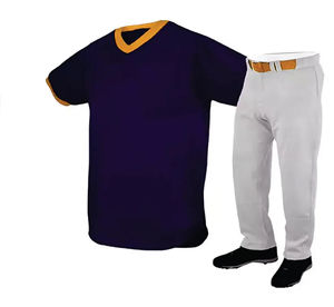 ชุดกีฬาเบสบอล เสื้อและกางเกงพิมพ์ลาย ระบายอากาศ ป้องกันแบคทีเรีย ออกแบบมาสำหรับการฝึกซ้อมทีม การแข่งขันลีก และกีฬา - Product Image 3