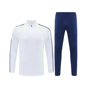 Chándal de invierno personalizado para hombre, chándal transpirable para correr con cremallera, conjunto informal de talla grande para hombre - Product Image 4