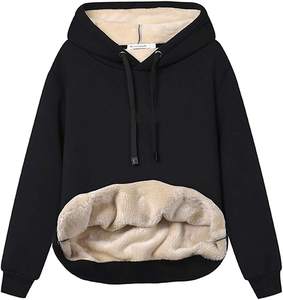 Sweats à capuche Sherpa tendance pour femmes, nouveaux designs pour un confort ultime, style d'hiver, sweats à capuche pour femmes, vente en gros - Product Image 5