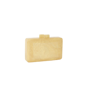 Diseño elegante resina embrague mano Bage con color personalizado lado cuadrado forma resina señoras producto caliente - Product Image 3