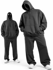 Sweat-shirts personnalisés de haute qualité 420 450 Gsm pour hommes, imprimés, 100% coton, sweat-shirt en polaire, sweat-shirt surdimensionné d'hiver, fabricant de ensembles - Product Image 4