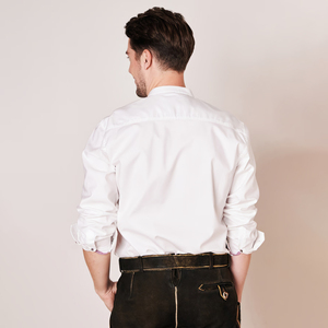 Camisas informales para hombre 2025, camisas de vestir bávaras ajustadas a cuadros de manga larga de poliéster alto, diseño de Lederhosen tu propio bávaro - Product Image 5