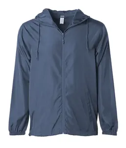 Coupe-vent imperméable vierge avec logo personnalisé Vestes coupe-vent imperméables Vestes d'extérieur grande taille pour femmes - Product Image 3