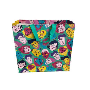 Hot Custom Logo PP Woven <b>Tote</b> <b>Shopping</b> <b>Bags</b> with Canvas Cotton Handle Environmentally Friendly Reusable Wholesale from Viet Nam - Product Image 4