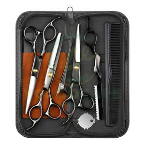 Tijeras de corte de pelo profesional 2024, tijeras de pelo Sirabe de 6,5 ", tijeras de peluquero con borde de maquinilla de afeitar para mano derecha en estilo único - Product Image 3