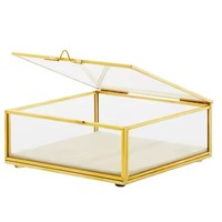 Derniers modèles de dômes de présentation en métal écologiques pour bijoux, jouets et poupées, cubes de rangement pour la décoration intérieure