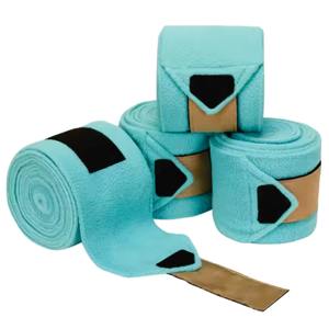 High Quality Polar Fleece Horse Polo Wraps Equestrian Horse <b>Leg</b> Wraps Care <b>Bandages</b> Direct Manufacturer From Pakistan - Product Image 2