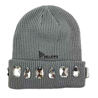 Gorros de Punto de Color Sólido de Alta Calidad de 180 g/m² con Bordado 3D, Unisex, para Otoño e Invierno, Cálidos para Exteriores, Precio Económico, Venta al Por Mayor