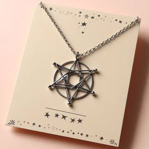 Nuevo diseño de las empresas de fábrica de plata estrella colgante Fabricación de joyas de moda - Product Image 3