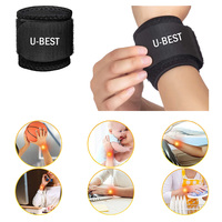 U-BEST Support de poignet en néoprène, fermeture réglable à boucle et crochet, protection sportive unisexe pour adultes, toutes saisons