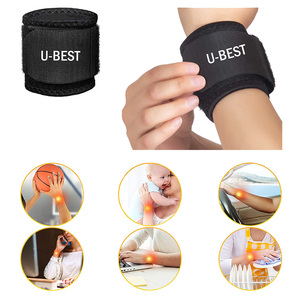 U-BEST Coudière en néoprène réglable avec fermeture auto-agrippante, noire, unisexe, protection pour le basketball toutes saisons - Product Image 6