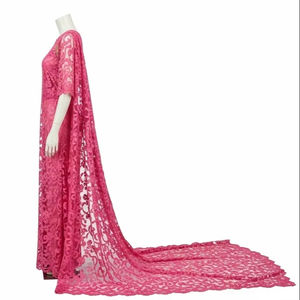 Tela de Encaje de Poliéster Bordada en 3D para Vestidos de Novia, Trajes de Novia, Decoración del Hogar, Accesorios Personalizables - Product Image 3