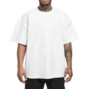 T-shirt Homme Col Roulé 250g Oversize Épaules Tombantes 100% Coton Lourd Uni Streetwear Tissu Éponge Personnalisable - Product Image 1