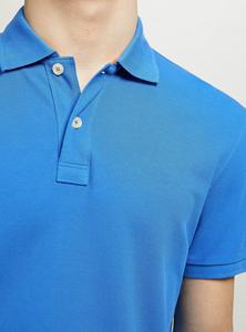 เสื้อโปโลแขนสั้นสำหรับผู้ชายเสื้อยืดผ้าฝ้าย100% พลัสไซส์ระบายอากาศได้ใส่สบายออกแบบโลโก้ได้ตามต้องการ - Product Image 4