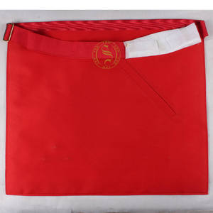 Delantal masónico de guardián Junior personalizado de alta calidad al por mayor de algodón Regalia bordado Lodge Collar con logotipo personalizado - Product Image 5