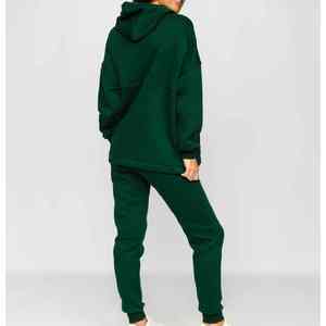 Conjunto de Sudadera con Capucha y Pantalones Deportivos de Invierno Personalizados, Gruesos, Cálidos, de Felpa, Anti-Pilling, Transpirables, de Alta Calidad, al por Mayor - Product Image 5