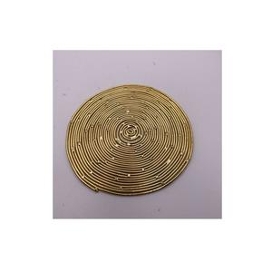 Dessous de verre en métal de qualité supérieure le concepteur de forme carrée en métal le plus vendu Dessous de verre fantaisie personnalisé au meilleur prix - Product Image 3