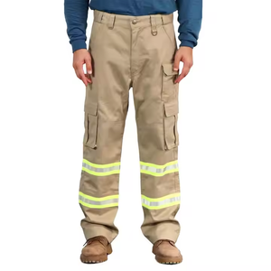 กางเกงทำงานไฮวิสของผู้ชายกางเกงทำงานสะท้อนแสงมีหลายกระเป๋าสามารถปรับแต่งโลโก้ได้ - Product Image 1