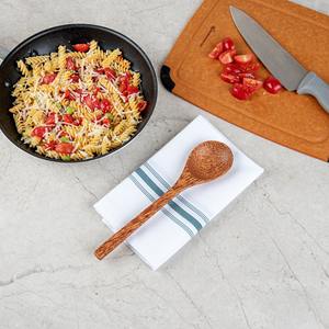 Cuchara de cena de coco, cubiertos naturales para restaurantes caseros, cucharas de madera de coco, mesa de comedor ecológica - Product Image 3