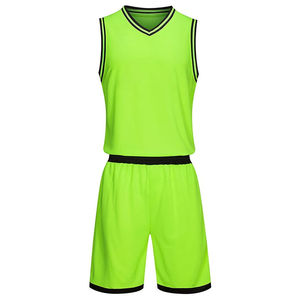 Uniforme de basket-ball unisexe personnalisé, lavé, grande taille, respirant, antibactérien, évacuant l'humidité, sans manches - Product Image 4
