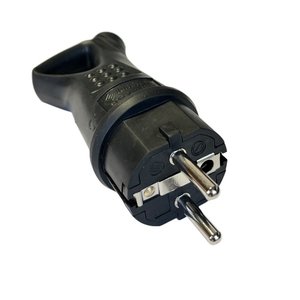 SCHUKO ปลั๊กยางพร้อม16A ต่อสายดิน/IP44 250V พร้อมที่จับสีดำ-วัสดุไฟฟ้า/ปลั๊กหลายซ็อกเก็ต - Product Image 4